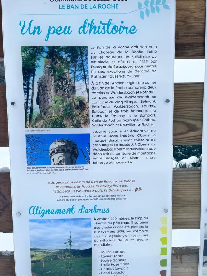 Maison Independante De Montagne En Alsace Bellefosse Luaran gambar