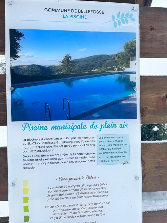Maison Independante De Montagne En Alsace Bellefosse Luaran gambar